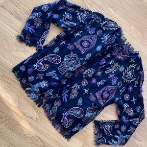 Chico's Black Reversable Sweater